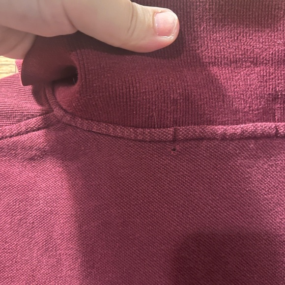 A&M Polo by Ralph Lauren Maroon Polo Shirt Sophisticated Comfort - Picture 2 of 4